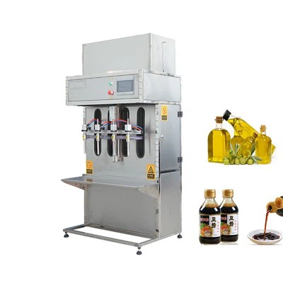 آلة تعبئة السوائل الأوتوماتيكية ذات 4 رؤوس